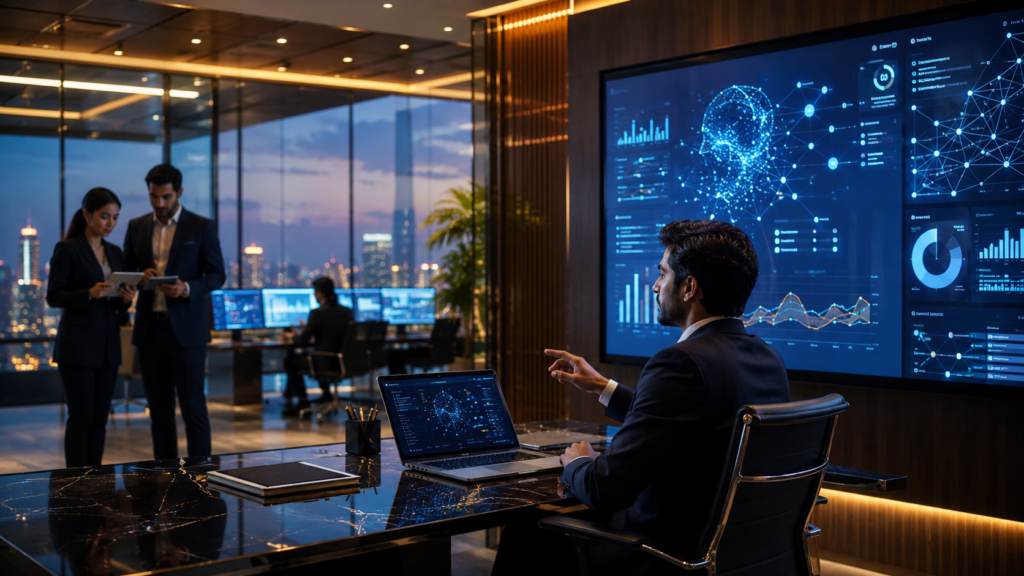Artificial intelligence transforming modern business
